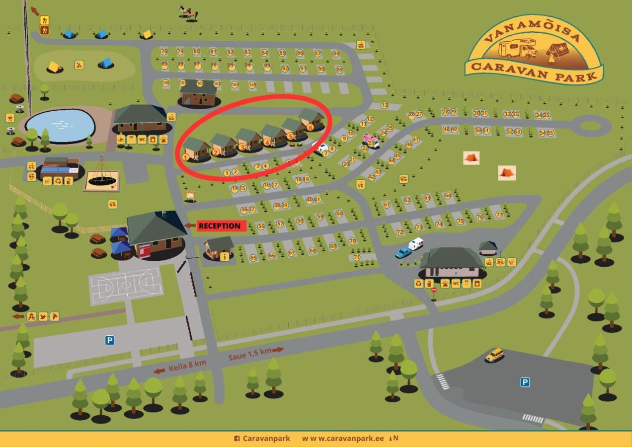 Vanamoisa Caravan Park Saue Buitenkant foto